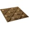 Ekena Millwork 19 5/8in. W x 19 5/8in. H Wallflower EnduraWall Decorative 3D Wall Panel Covers 2.67 Sq. Ft. WP20X20WACGH - alternate 5